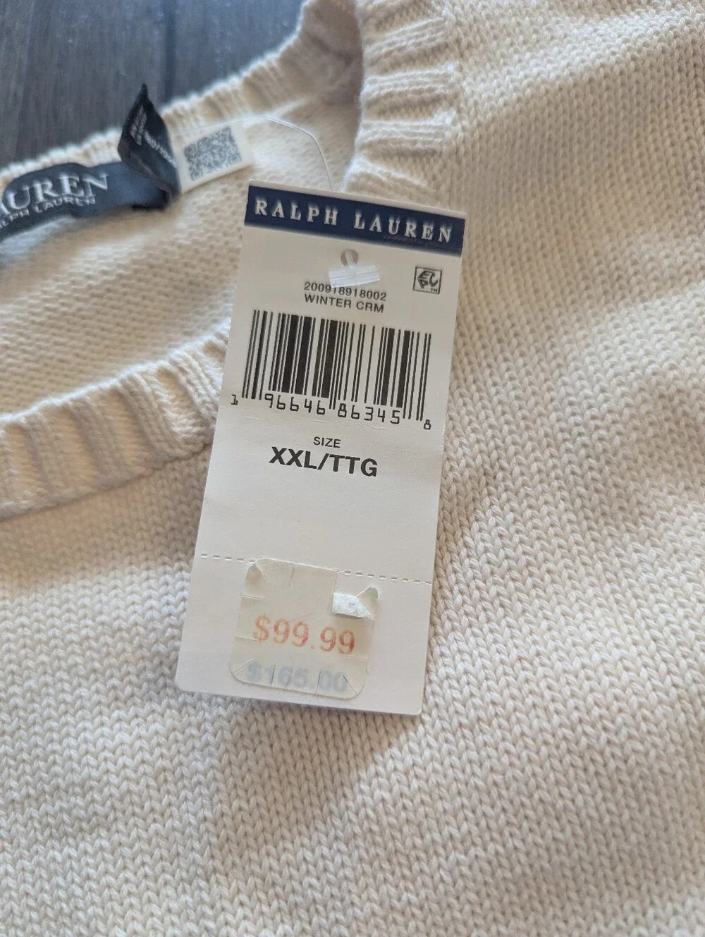 NWT Lauren Ralph Lauren Vizsla Dog Cotton Sweater - Picture 3 of 5